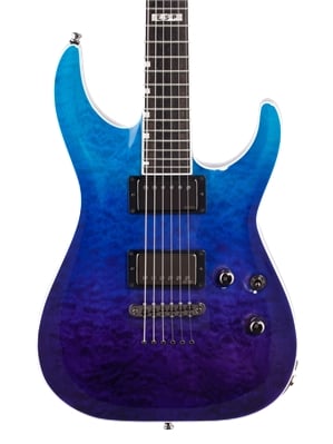 ESP EII Horizon NTII Electric Guitar With Case Blue Purple Gradation